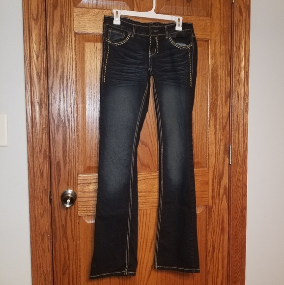 Royal Blue  Boot Fit Jeans - Picture 3 of 5